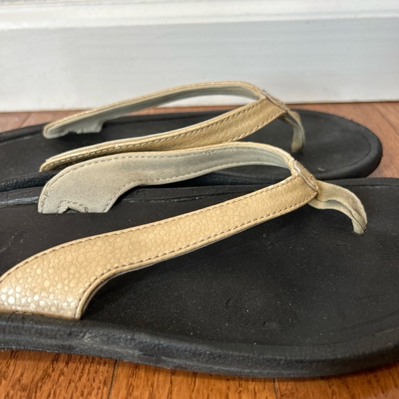 Olukai Ohana Thong Sandals Flip Flops Women’s Size 10 Tan - Picture 6 of 10